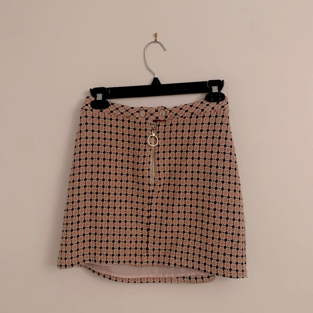 Topshop plaid skirt